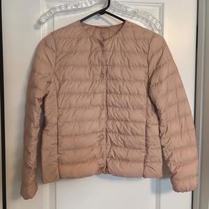 Uniqlo Japan Pink Women's Ultra Light Down Jacket Coat XS/S